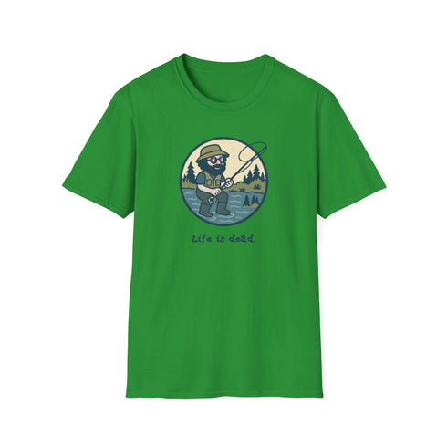 Grateful Dead - Fly Fishin' Jerry - Life is dead. Grateful Dead TShirt - StealieShop